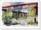 Br�cke, 60 x 42 cm